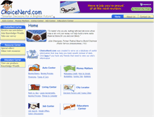 Tablet Screenshot of choicenerd.com
